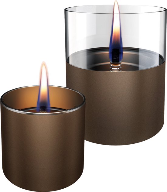 Tenderflame Lilly 8/10 Geschenkset Chocolate Glas