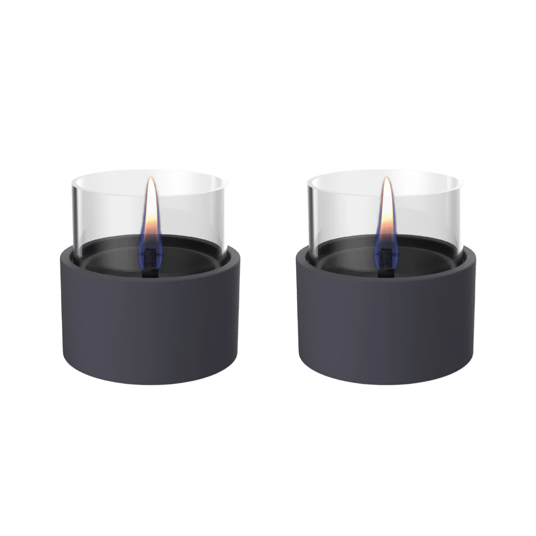 Tenderflame Breeze 10 2er-Set Schwarz Keramik