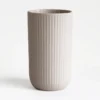 Archive Steingutbecher hoch, Sand gerippt