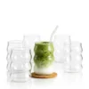 Biomatea Bubble Matcha-Gläser 6er Set 400 ml