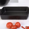 Kansō Auflaufform gusseisern rechteckig, Schwarz