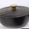 Kansō Dutch Oven gusseisern mittel, Schwarz