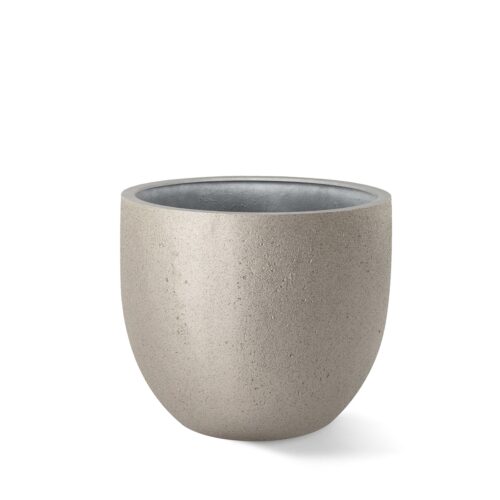 Luca Lifestyle | Pflanzgefäß Grigio Metallic New Egg Pot 65×54 | Champagne