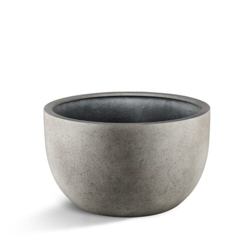 Luca Lifestyle | Pflanzgefäß Grigio New Egg Pot Low 80×47 | Naturbeton