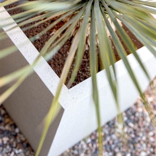 Luca Lifestyle | Pflanzkasten Grigio Small Box 100×30×30 | Antikweiß