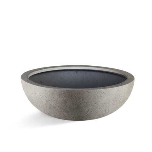 Luca Lifestyle | Pflanzschale Grigio Bowl 50×21 | Naturbeton