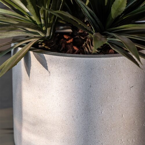 Luca Lifestyle | Pflanzzylinder Grigio Cylinder 60×41 | Antikweiß