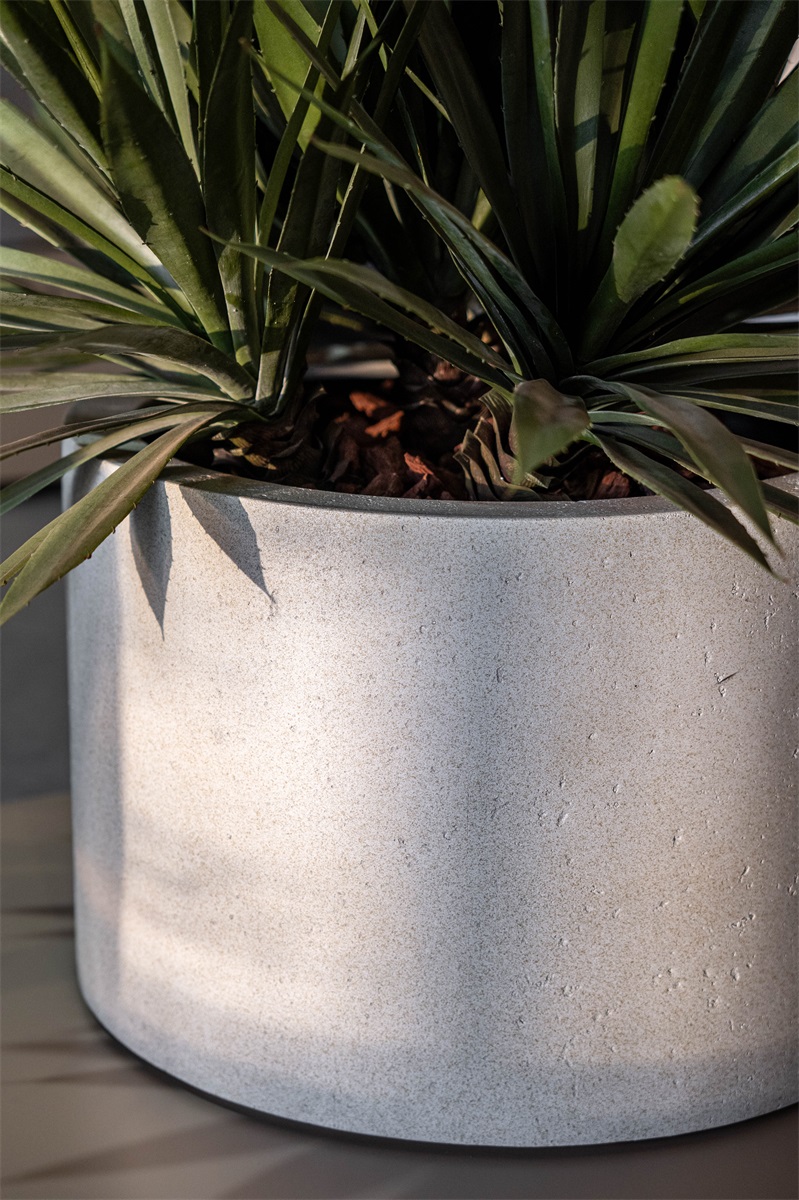 Luca Lifestyle | Pflanzzylinder Grigio Cylinder 60×41 | Antikweiß