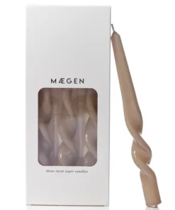 MAEGEN Twist Spitzkerzen 3er-Pack, Mink
