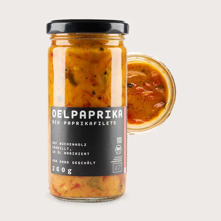 O.E.L. Pure Paprika Bio Filets gegrillt