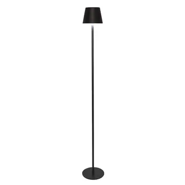 Wurm LED Stehlampe 1,2 m dimmbar IP44, Matt-Schwarz