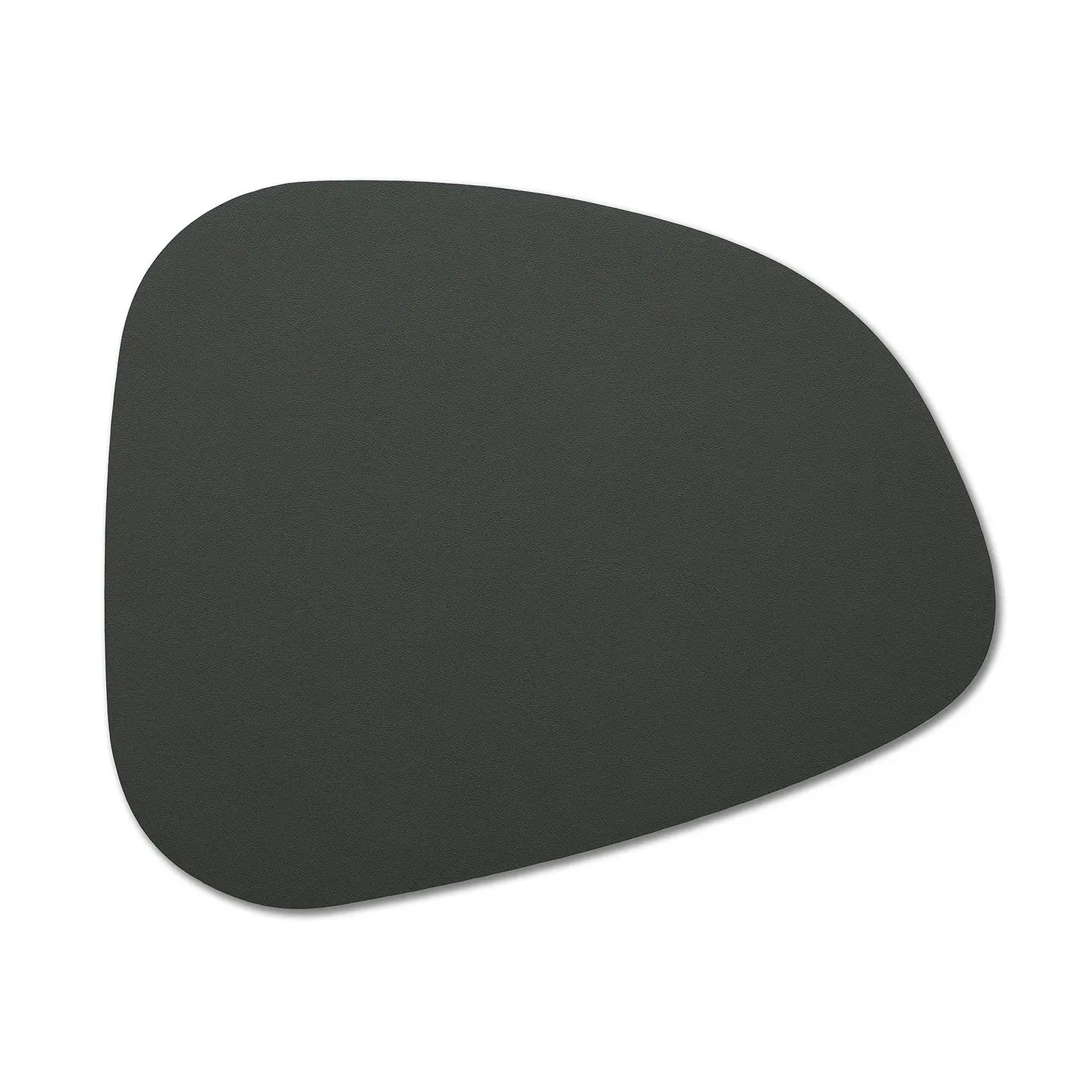 Zeller Present Platzset 2 Tone Kunstleder, Schwarz Dunkelgrün