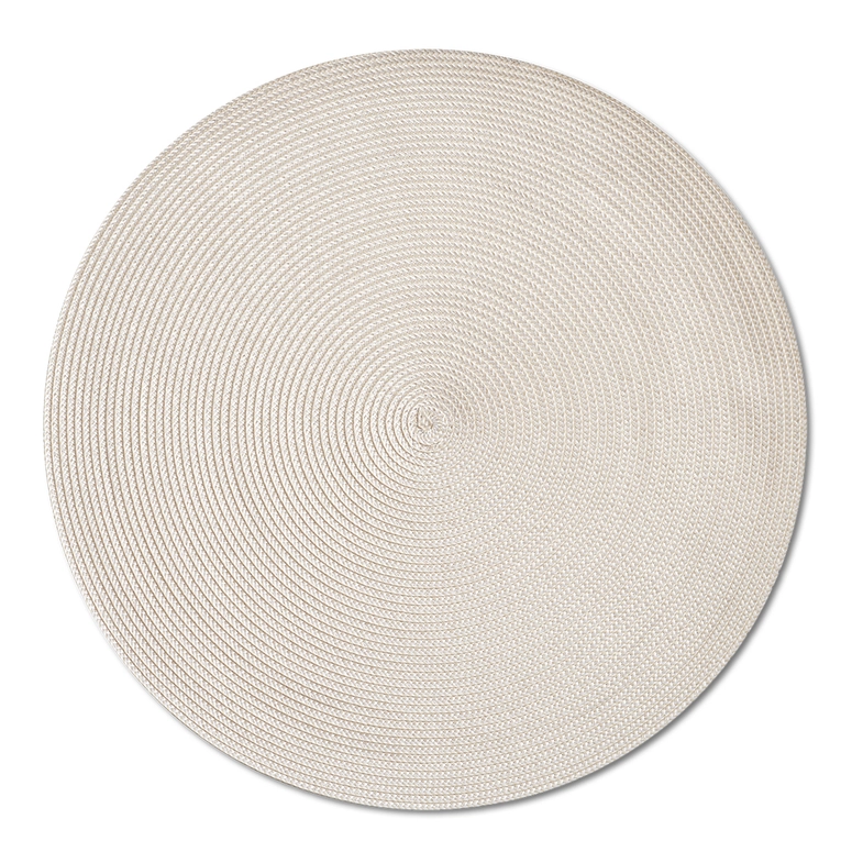 Zeller Present Platzset Twist 38 cm, Creme