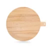 Zeller Present Schneidebrett Stripes mit Griff 30,5, Natur