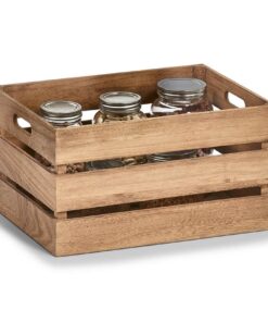 Alternative view of Aufbewahrungskiste „Vintage“, Holz, natur/braun – 39 x 29 x 21,5 cm