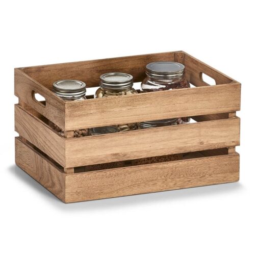 Alternative view of Aufbewahrungskiste „Vintage“, Holz, natur/braun – 39 x 29 x 21,5 cm