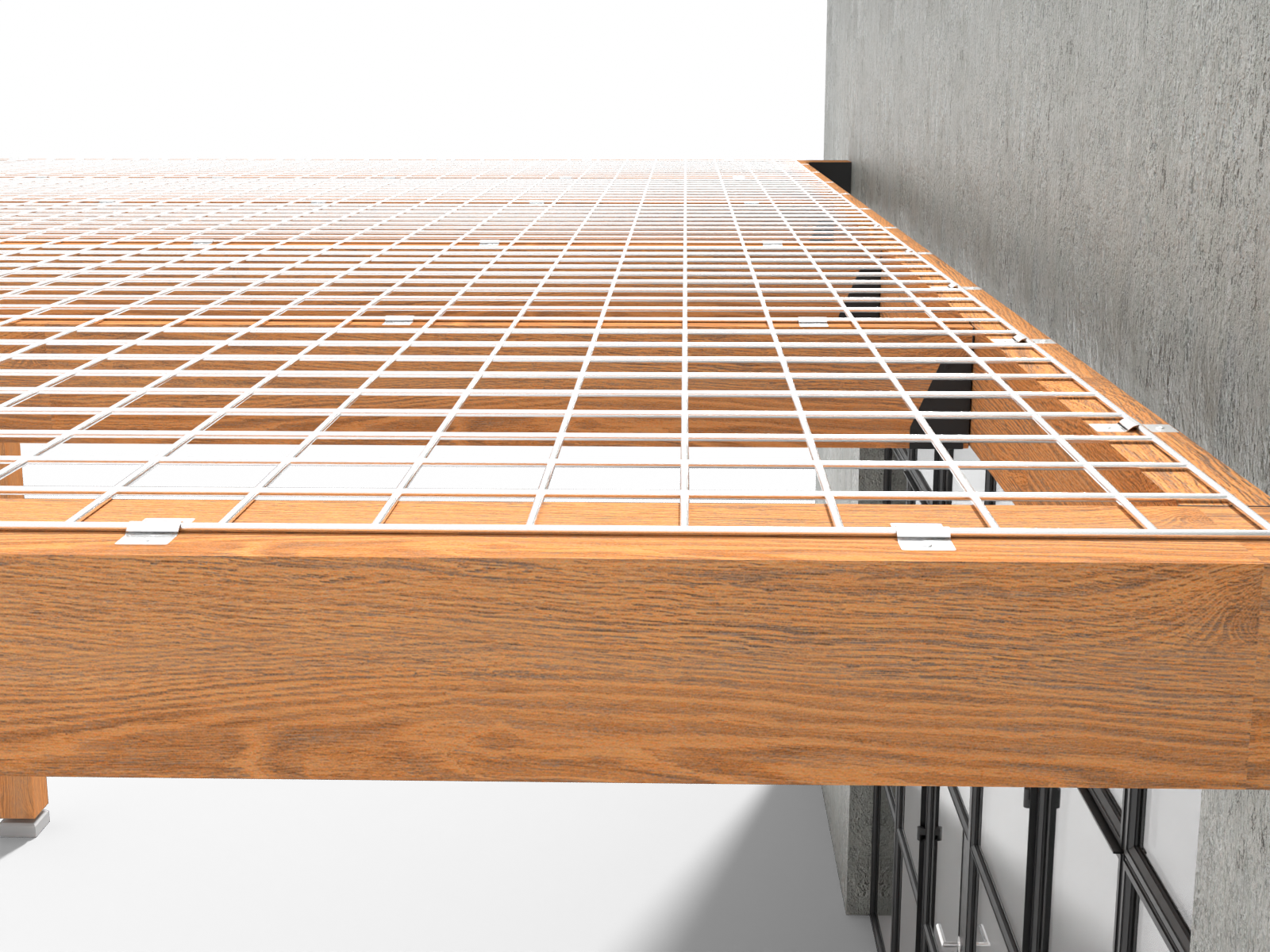 Pergola mit Rankgitter für Kletterpflanzen