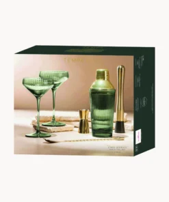 Cocktail-Set Cyprus grünes Glas Sage