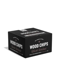 Holy Smoke Wood Chips Schwarznuss – Detailansicht der Verpackung