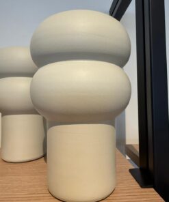 O Cactuu Ripple Vase, Off-White
