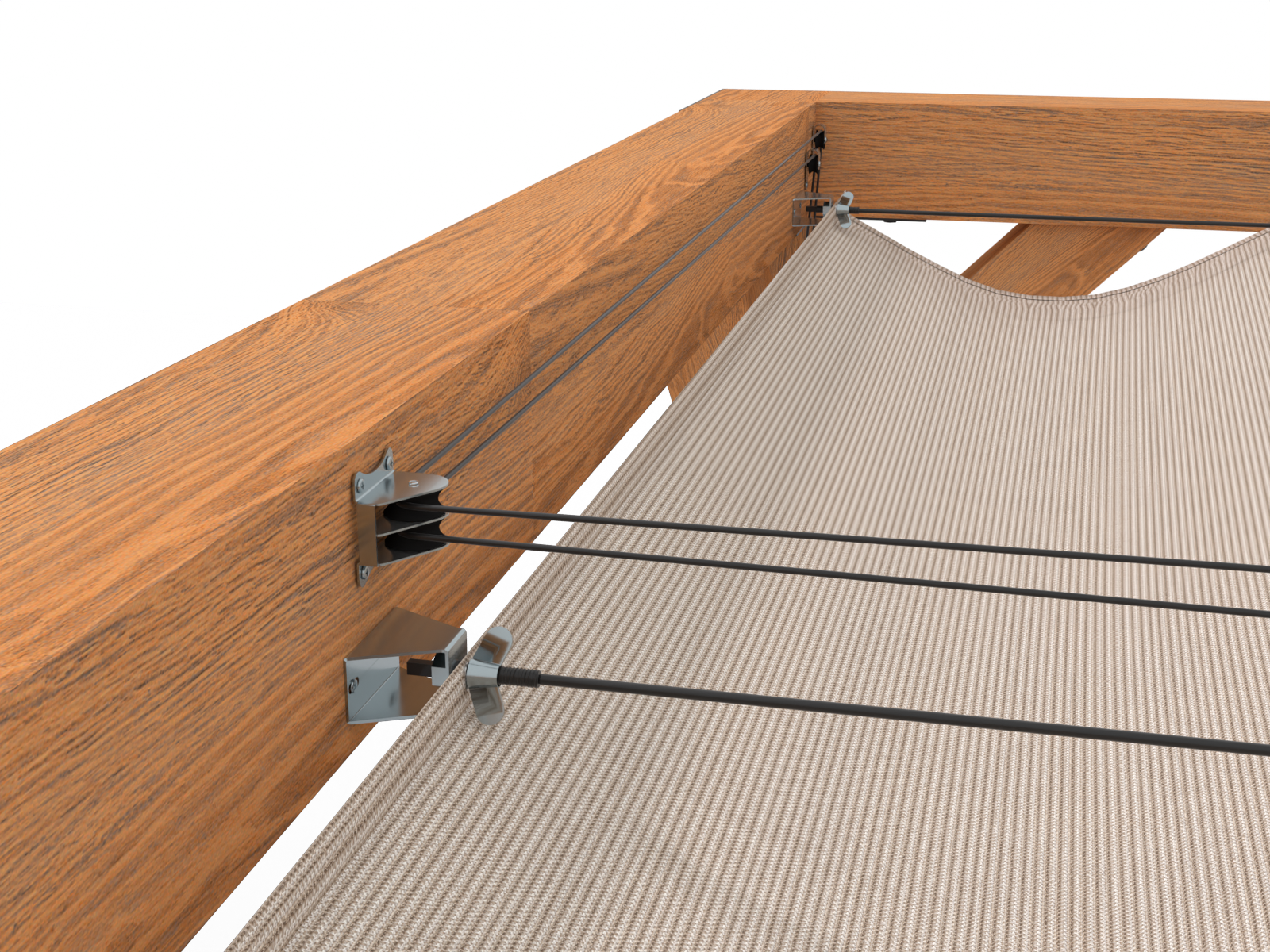 Faltsonnensegel Harmonika für die Pergola