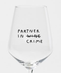 Weinglas „Partner In Wine“ by Johanna Schwarzer × selekkt
