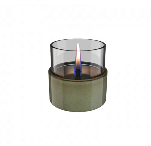 Tenderflame Aster 10 Tischfeuer, Reactive Glaze Green