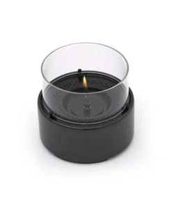 Tenderflame Café 14 Tischfeuer, Reactive Glaze Black