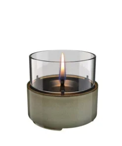 Tenderflame Café 14 Tischfeuer, Reactive Glaze Green