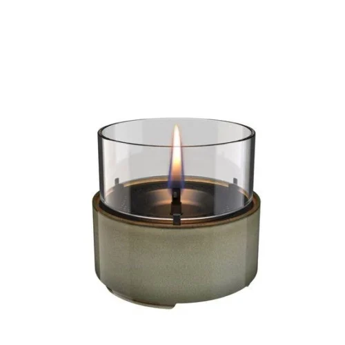 Tenderflame Café 14 Tischfeuer, Reactive Glaze Green