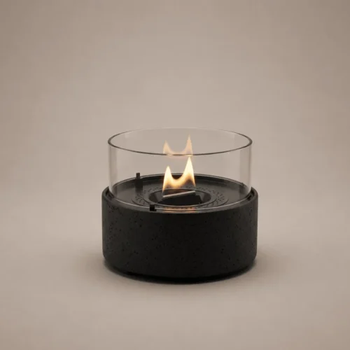 Tenderflame Café 18 Tischfeuer, Lava Black