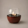 Tenderflame Tulip 14 Tischfeuer, Reactive Glaze Amber