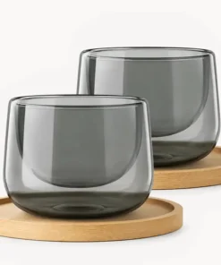 Doppelwandige Cappuccinogläser 2er Set Lagoa 180 ml