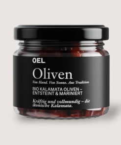 O.E.L. | Oeliven Kalamata bio-oliven 170 g schawrz