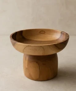 ByBazz | Schalenfuß aus Teak, 15 cm