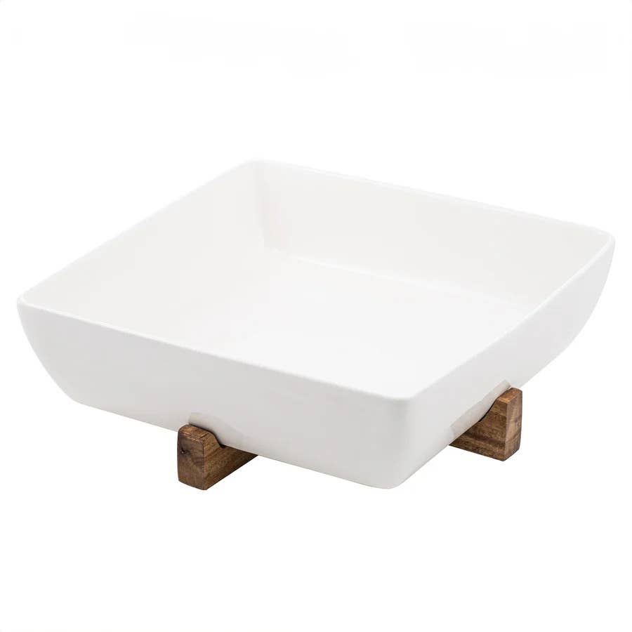 Ladelle · Alto Ofen-zu-Tisch quadratische Schale mit Untersetzer