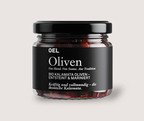 O.E.L. | Kalamata Bio-Oliven schwarz 170 g