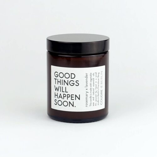 Coudre Berlin | Good Things Duftkerze | Rosmarin & Lavendel