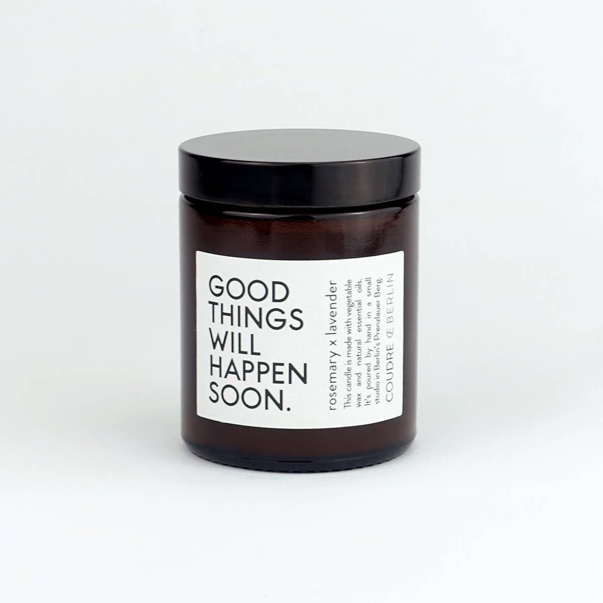 Coudre Berlin | Good Things Duftkerze | Rosmarin & Lavendel