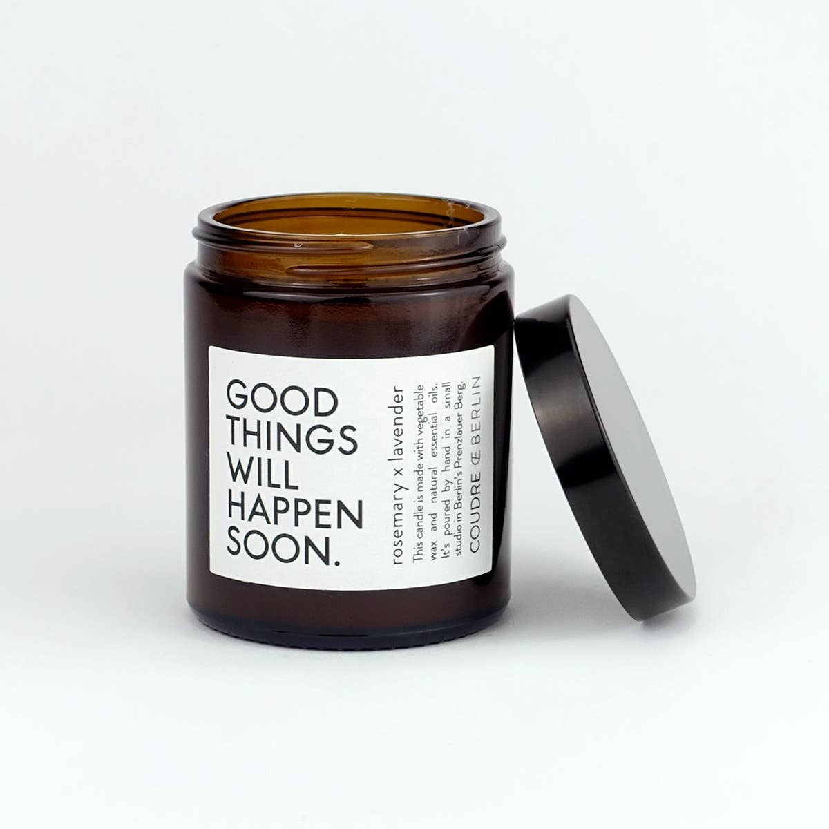 Coudre Berlin | Good Things Duftkerze | Rosmarin & Lavendel