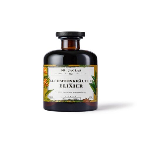 Dr. Jaglas | Glühweinkräuter-Elixier | Likör in Geschenkverpackung