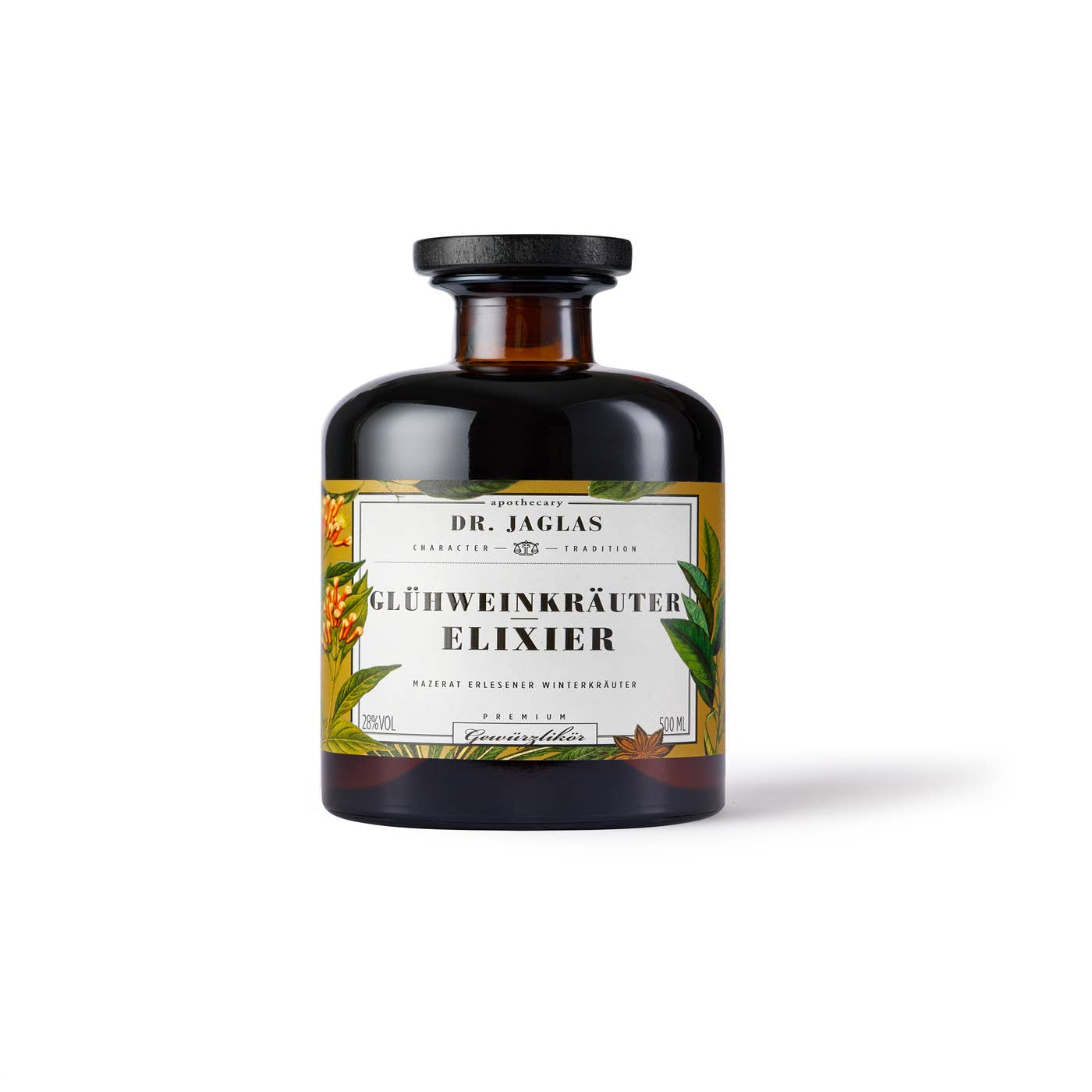 Dr. Jaglas | Glühweinkräuter-Elixier | Likör in Geschenkverpackung