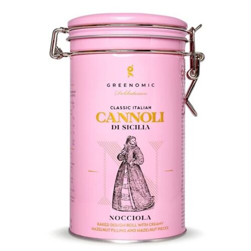 Greenomic | Cannoli di Sicilia Nocciola | Bügelverschlussdose