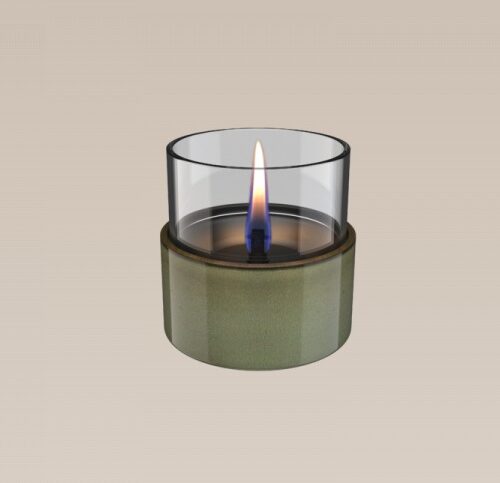 Tenderflame Aster 10 Tischfeuer Reactive Glaze Green