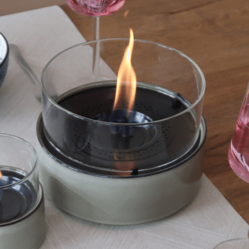 Tenderflame Café 18 Tischfeuer Reactive Glaze Amber