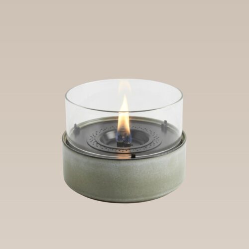 Tenderflame Café 18 Tischfeuer Reactive Glaze Green