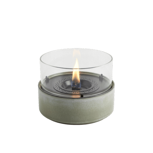 Tenderflame Café 18 Tischfeuer Reactive Glaze Green