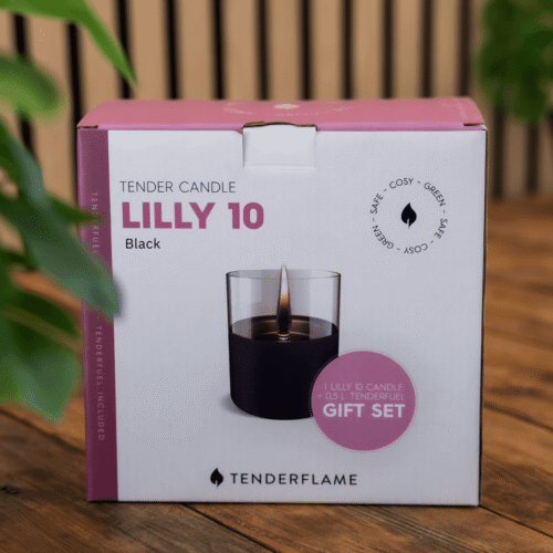 Tenderflame Lilly 10 Geschenkset inkl. 0,5 L Tenderfuel Kupfer