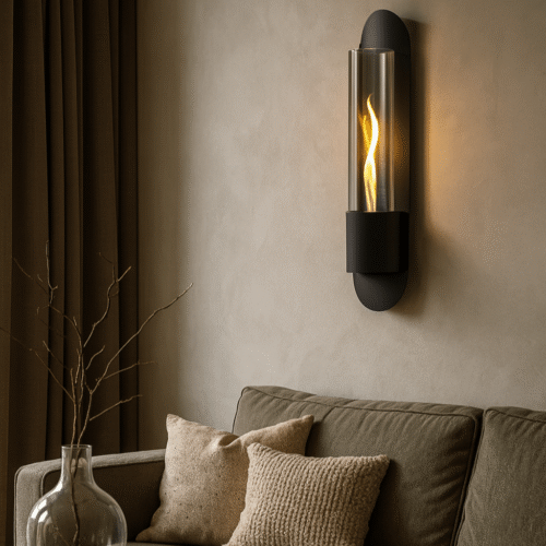 Tenderflame Cycloflame Wall Wandfeuer Black