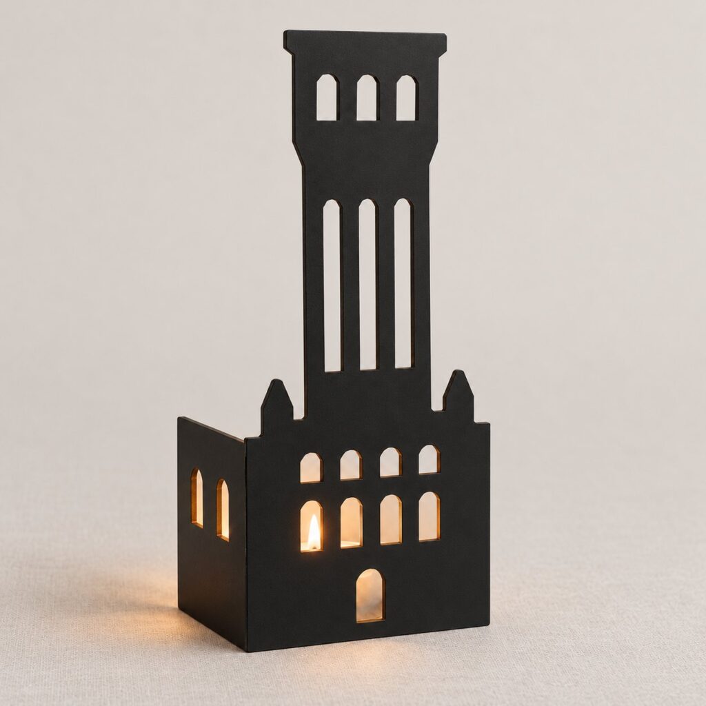 Wasserturm Lüneburg als Windlicht aus Stahl